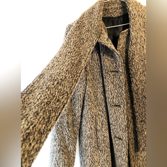 SEARS Vintage heavy Wool coat with scarf M/L - Picture 6 of 13